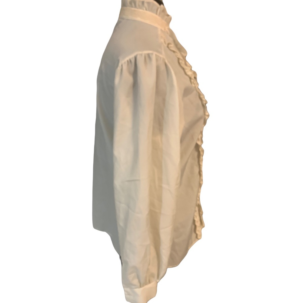 Laura Mae vintage blouse button down top - Picture 2 of 8